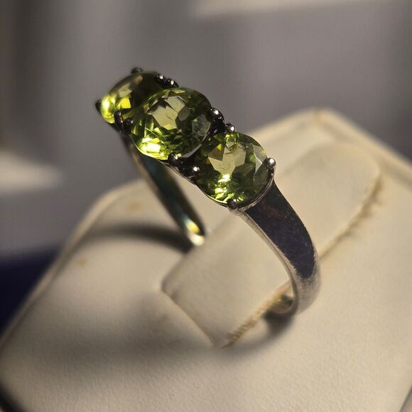 Vintage Sterling Silver 925 Ring Sz 7 - Picture 3 of 4